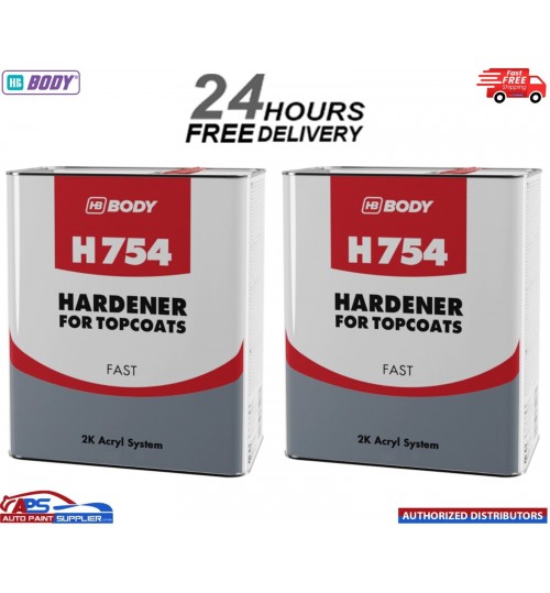 2X HB754 2.5L 2K Acryl Isocyanate Fast Hardener For 2K Acrylic Paints &clearcoat